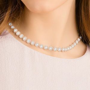 Angelic necklace
Round, White, Rose gold-tone plated SOLD OUT AT RETAILER
